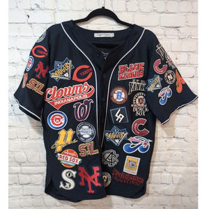 Headgear Classics Negro League Baseball Teams Navy Jersey Size Small NWOT